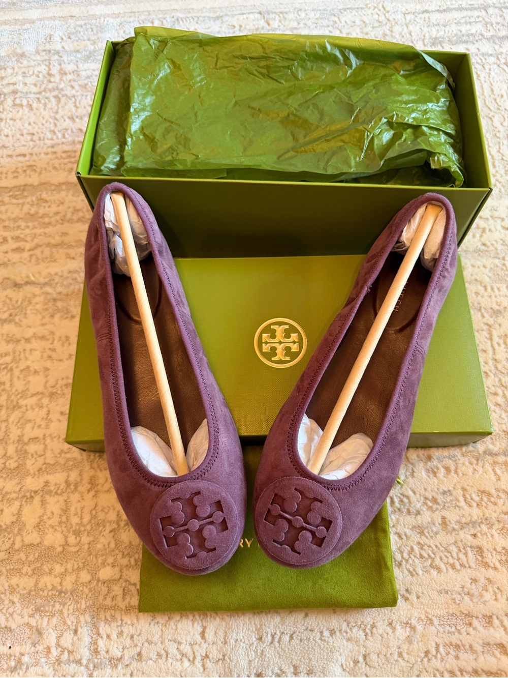 Tory Burch Reva Travel Ballet Flats